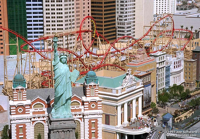 Big Apple Coaster at New York-New York